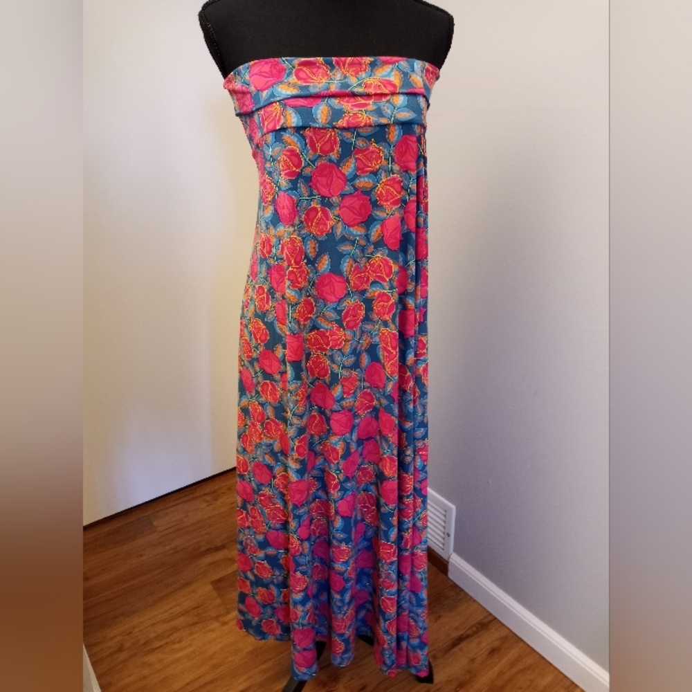 Lularoe medium maxi skirt,colorful, slinky